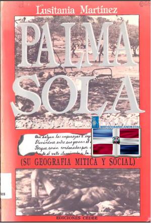 PALMA SOLA: OPRESIÓN Y ESPERANZA (SU GEOGRAFÍA MÍTICA Y SOCIAL)
